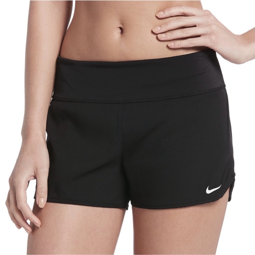 NWT Women's Nike Solid Boardshorts
Black Swim Shorts Size XXL